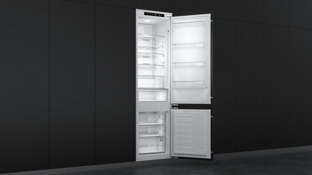 Teka RBF 77360 FI Integrated Combi Refrigerator, LongLife No Frost, Energy Class E, 284L Total Volume, Electronic Control, White, 193.5 x 54 x 54.5 cm