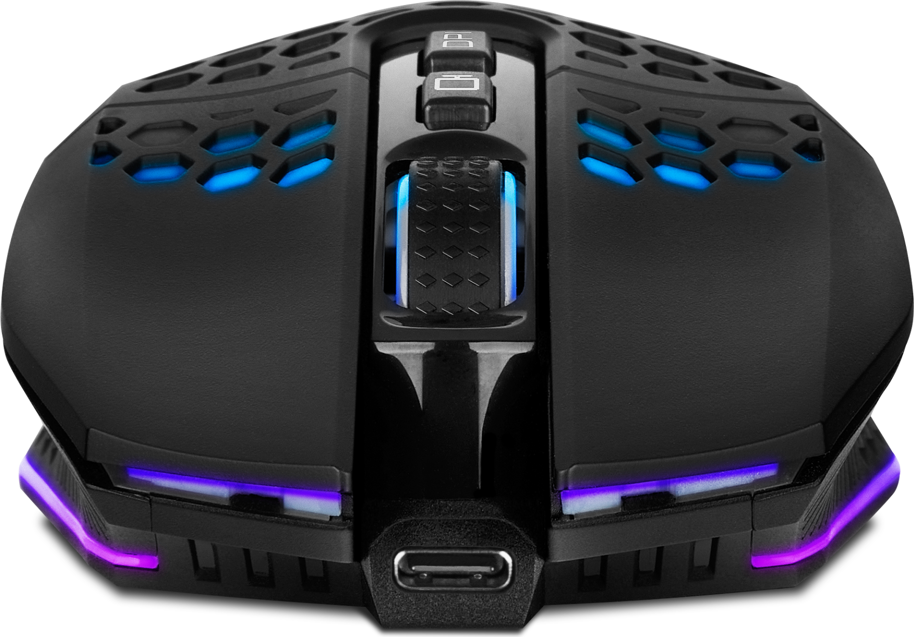 SVEN RX-G940W Wireless Gaming Mouse, Silent Buttons, Honeycomb Shell, RGB, 3600 DPI, 7 Buttons, 2.4GHz, Rechargeable