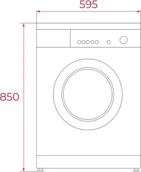 Teka WMK 40840 Front-Load Washing Machine, 8kg Capacity, Inverter Motor, Energy Class A, 1400 rpm Spin Speed, Steam Function, 15 Programs, White