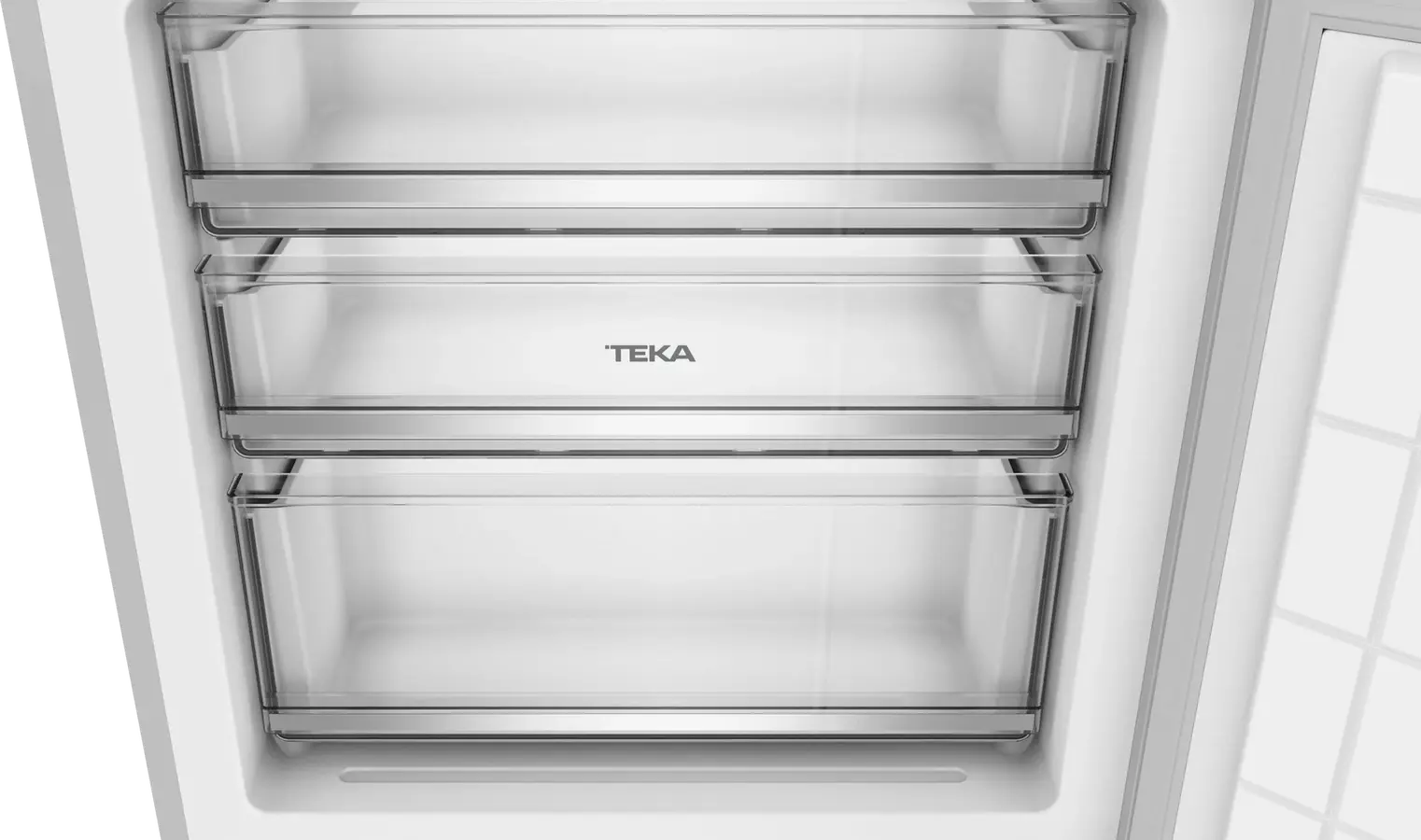 Teka RBF 78780 FI Built-in Combi Refrigerator, LongLife No Frost, Energy Class E, 222L Net Capacity, ZeroBox, LED Lighting, White, 1937x690x550 mm