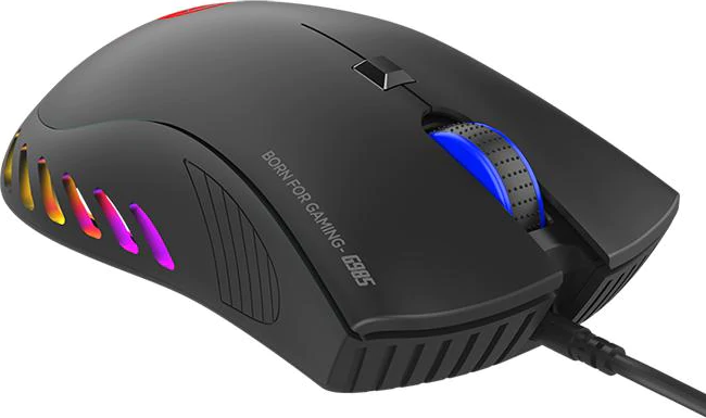 Marvo G985 Gaming Mouse, Pixart 3325 Optical Sensor, 10000 DPI, 7 Programmable Buttons, RGB Lighting, Braided USB Cable, Ergonomic Right-Hand Design