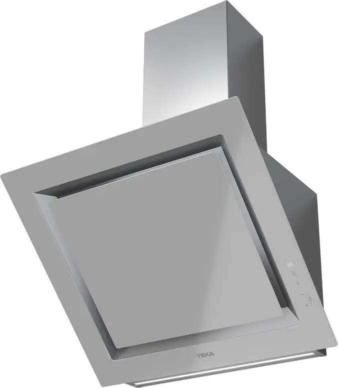 Hota Decorativă Verticală Teka DLV 68660 SM TOS, Urban Colors Steam Grey, 600mm, Control Touch, Iluminare LED, Funcție Fresh AIR, Motor EcoPower, 725 m3/h
