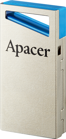 Apacer AH155 64 GB USB 3.1 Gen 1 Flash Drive, Super-Mini Metal Body, COB Technology, Waterproof, Dustproof and Shockproof, Capless Design