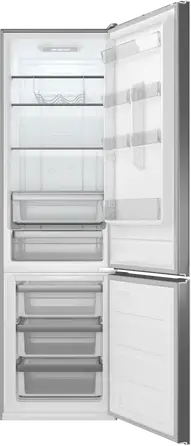 Холодильник Teka NFL 430 E-INOX с нижней морозильной камерой, Full No Frost, инверторный мотор, класс энергопотребления E, объем 330 л, цвет Inox, 201x59.5x63 см