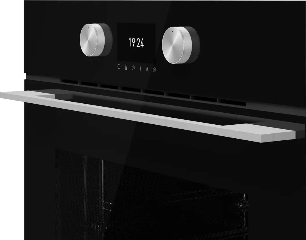 Teka HLB 8600 BK Multifunction Built-in Oven, A+ Energy Class, 70L Capacity, 12 Cooking Functions, HydroClean PRO, TFT Display, Telescopic Guides