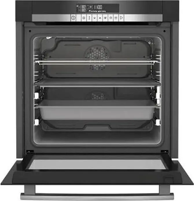 Встраиваемый электрический духовой шкаф Grundig GEZST 47000 B, объем 80 л, 13 функций, класс A, 3500 Вт, каталитическая очистка, тройное стекло
