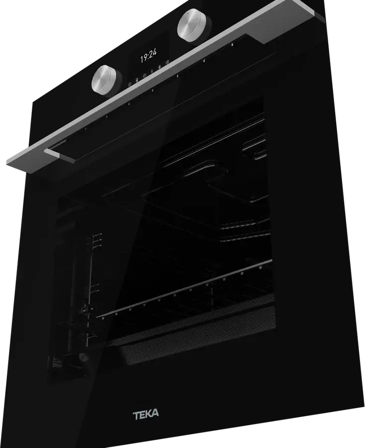 Teka HLB 8600 BK Multifunction Built-in Oven, A+ Energy Class, 70L Capacity, 12 Cooking Functions, HydroClean PRO, TFT Display, Telescopic Guides