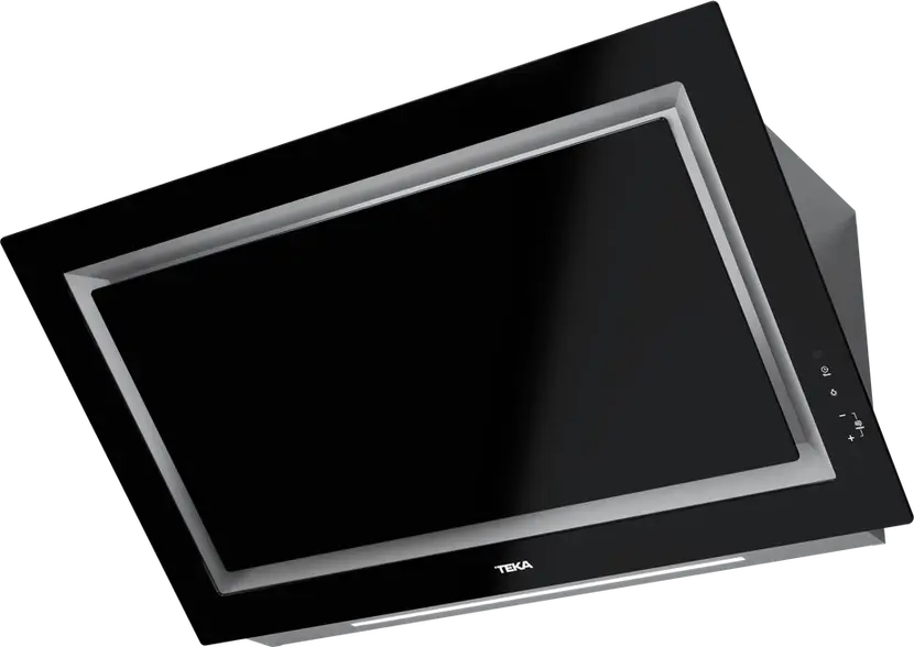 Teka DLV 99670 Vertical Decorative Hood, 900mm, Night River Black Glass, Touch Control, EcoPower Motor, LED Lighting, FreshAir Function, 920 m3/h