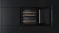 Teka RVI 20041 Built-in Wine Cooler, 41 Bottles, Dual Zone Temperature Control, SurroundAir Fan Cooling, LED Light, UV Glass Door, 60cm Niche