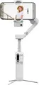 Hohem iSteady V3 3-Axis Smartphone Gimbal Stabilizer with Magnetic AI Tracker, Fill Light, Built-in Extension Rod, Tripod and Bluetooth Remote - Arctic White