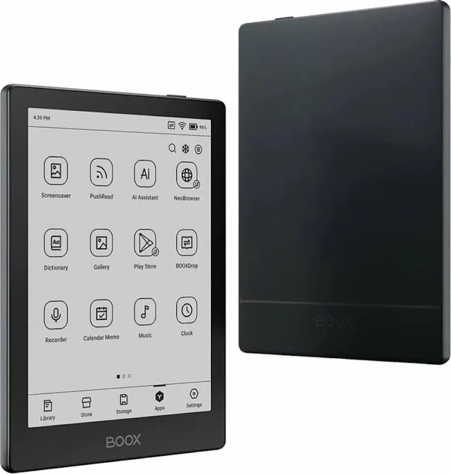 ONYX BOOX Go 6 E-Reader, 6" E Ink Carta 1300, 300 PPI, Octa-core, 2GB RAM, 32GB, Android 11, Google Play, Front Light, Wi-Fi, Bluetooth