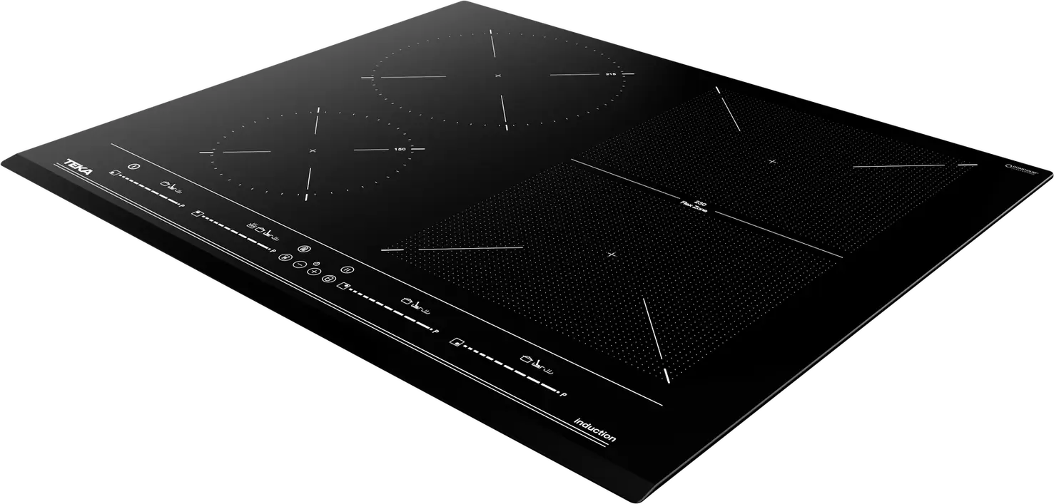 Teka IZF 64440 MSP Flex Induction Hob, 60 cm Ceramic Glass, 4 Cooking Zones with TekaFlex, MultiSlider Touch Control, Power Plus, 7200W