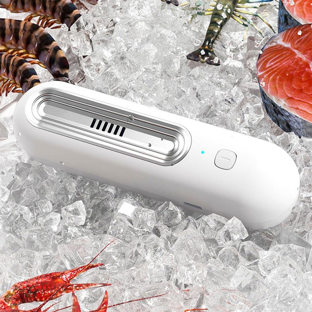 WANGCL Refrigerator Deodorizer W8, Rechargeable Ozone Generator, 2000mAh Battery, 2 Modes, Air Purifier for Fridge, Wardrobe and Shoe Cabinet
