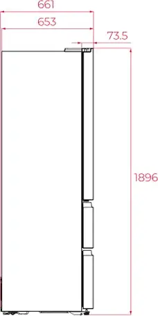 Холодильник Teka RFD 77825 GBK EU French Door, черное стекло Cristal Black, No Frost, ионизатор IONCLEAN, зона Gourmet, объем 500 л, 189x83x65 см