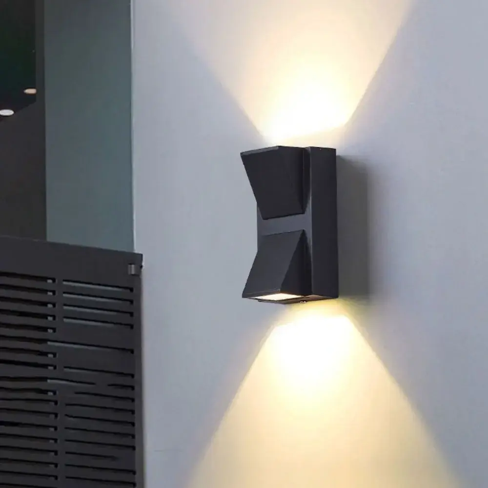 Уличный настенный светильник ProLed Otto WL-1104, 6Вт (2x3Вт) COB LED Up-Down, архитектурный алюминиевый корпус, IP54, теплый белый 3000K