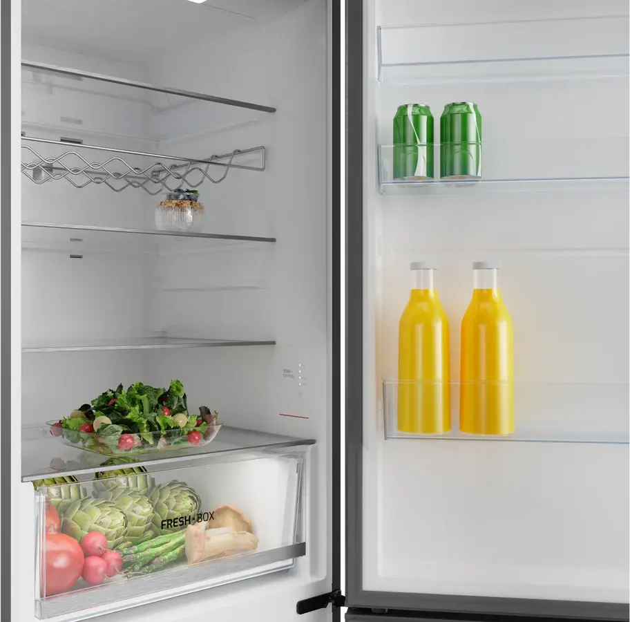 Teka RBF 64650 SS Free-standing Combi Refrigerator with Bottom Freezer, Total No Frost, Inverter Motor, Stainless Steel, Energy Class C, 401L