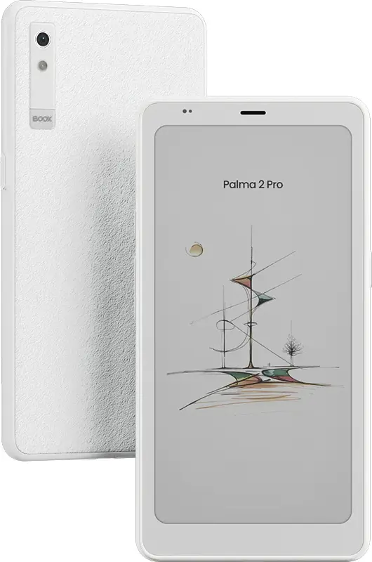 ONYX BOOX Palma 2 Pro 6.13" Kaleido 3 Color E Ink Tablet, 8GB RAM, 128GB, 5G Data, Android 15, 16MP Camera, Stylus Support - White