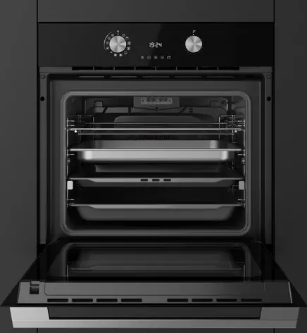 Teka HLB 8550 Multifunctional Steam Oven, 70L Capacity, A+ Energy Class, HydroClean, SurroundTemp, SoftClose, Infinity Glass, Touch Control