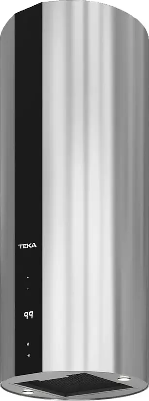 Hota Insulă Cilíndrică Teka CC 485, Oțel Inoxidabil Inox, Motor EcoPower, Capacitate 920 m3/h, Control Touch, Iluminare LED, Dimensiuni 400x400 mm