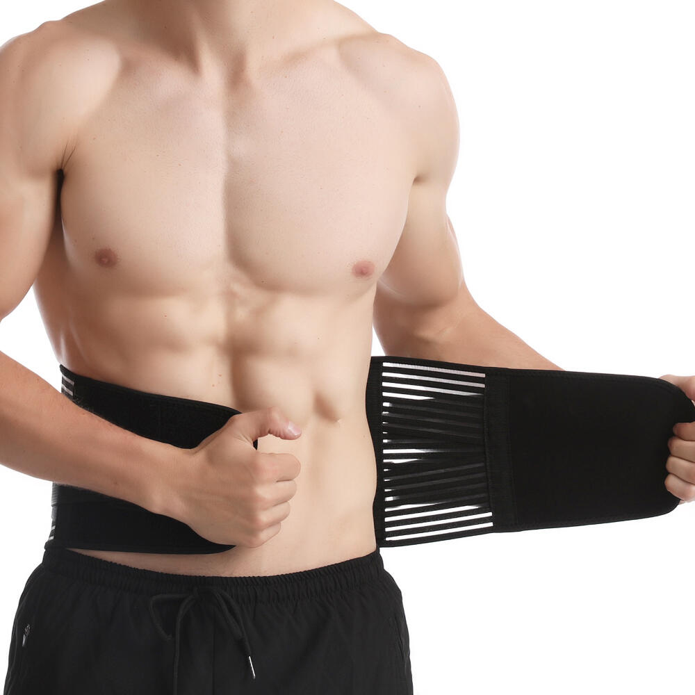 Centură Ortopedică LUMBAMED pentru Spate, Mărime XL, 20cm, 4 Bare Rigide + 2 Bare Elastice Laterale, Material Respirabil (Latex + Bumbac), Fixare Dublă, Unisex, Alinarea Coloanei