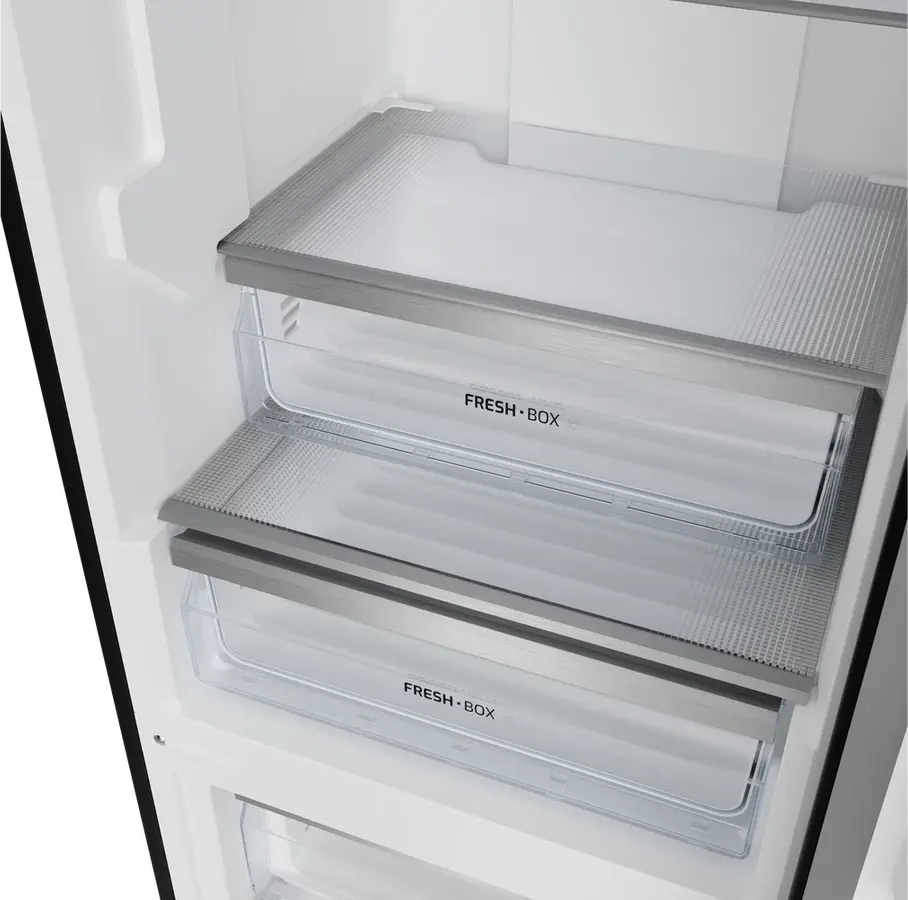 Teka RBF 44630 BK Free Standing Combi Refrigerator, Total No Frost, Inverter Motor, Black, 310L Capacity, Energy Class D, 188x60x63 cm