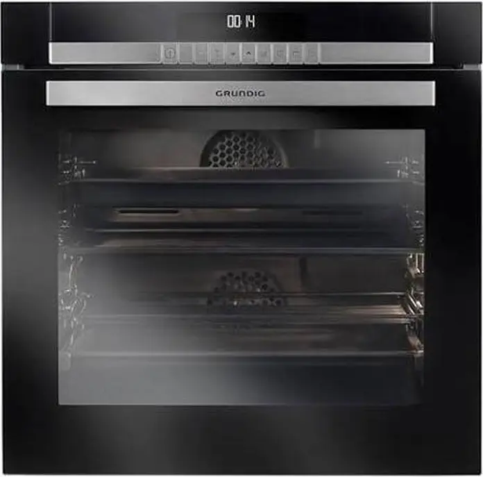Встраиваемый электрический духовой шкаф Grundig GEZST 47000 B, объем 80 л, 13 функций, класс A, 3500 Вт, каталитическая очистка, тройное стекло