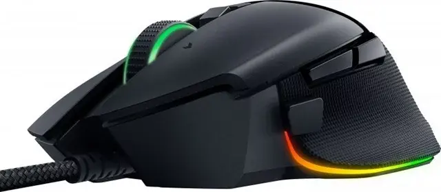 Marvo Fit Lite G1 Gaming Mouse, PixArt 3327 Optical Sensor, 12000 DPI, 7 Programmable Buttons, Omron Switches, RGB Lighting, Interchangeable Palm Rests