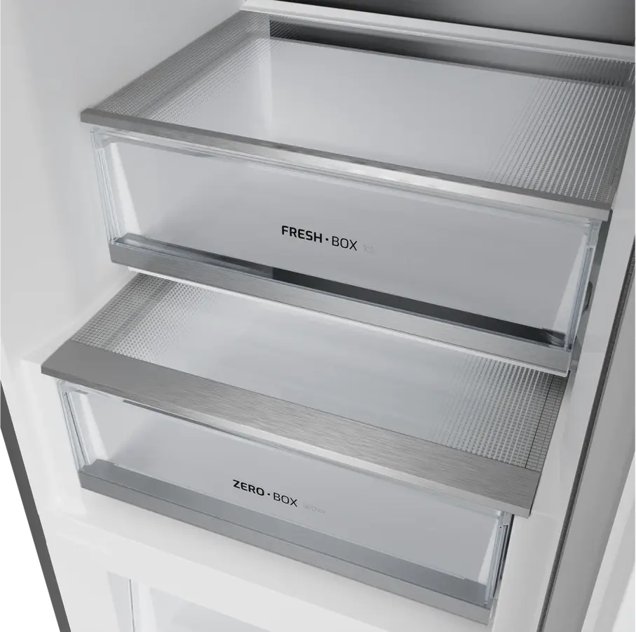 Холодильник Teka RBF 84680 SS с морозильной камерой, Total No Frost, Inox, инверторный мотор, DualTemp, Metal Cooling, объем 338 л, 60x70x185 см