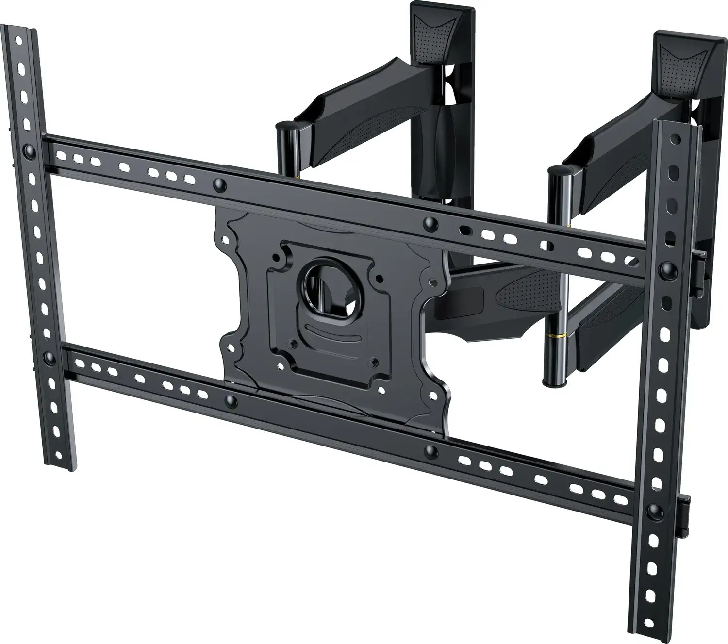 Suport TV de perete Gembird WM-75ST-02 cu braț dublu mobil pentru ecrane 32-75 inch, VESA pana la 600x400mm, Capacitate 45kg, Înclinare -5/+8 grade, Negru