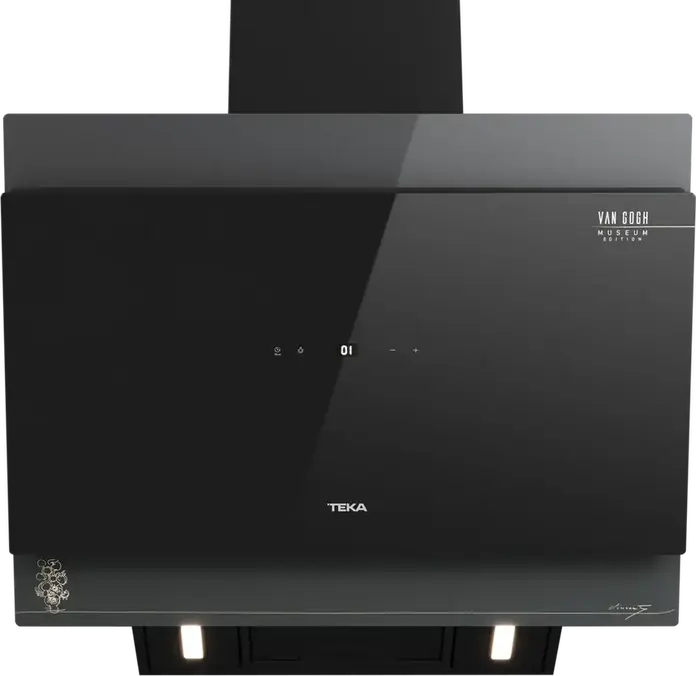 Teka DVT-VG 68660 TOS BK Van Gogh Museum Edition Decorative Hood, 60cm, Dark Grey Crystal & Black, EcoPower Motor, Touch Control, FreshAir, LED
