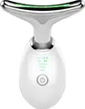 ANLAN Neck Beauty Device, ABS Face and Neck Massager with Ionic Cleaning Mode, 500mAh Battery, USB Rechargeable, Automatic Shut-off, 89x47x120mm