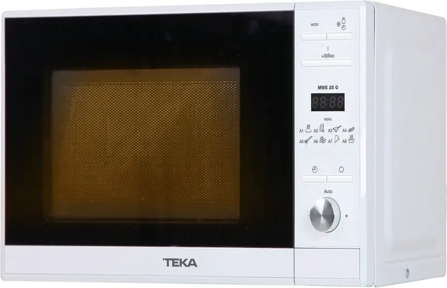Cuptor cu Microunde și Grill Teka MWE 225 G, Capacitate 20L, Putere 700W/1000W Grill Cuarț, 8 Meniu Predefinite, Afișaj Digital, Alb