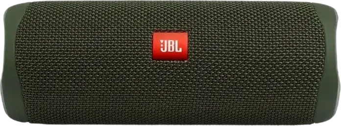 JBL Flip 5 Portable Bluetooth Speaker, Green, 20W RMS, IPX7 Waterproof, 12h Battery Life, PartyBoost Stereo Pairing, USB Type-C Charging
