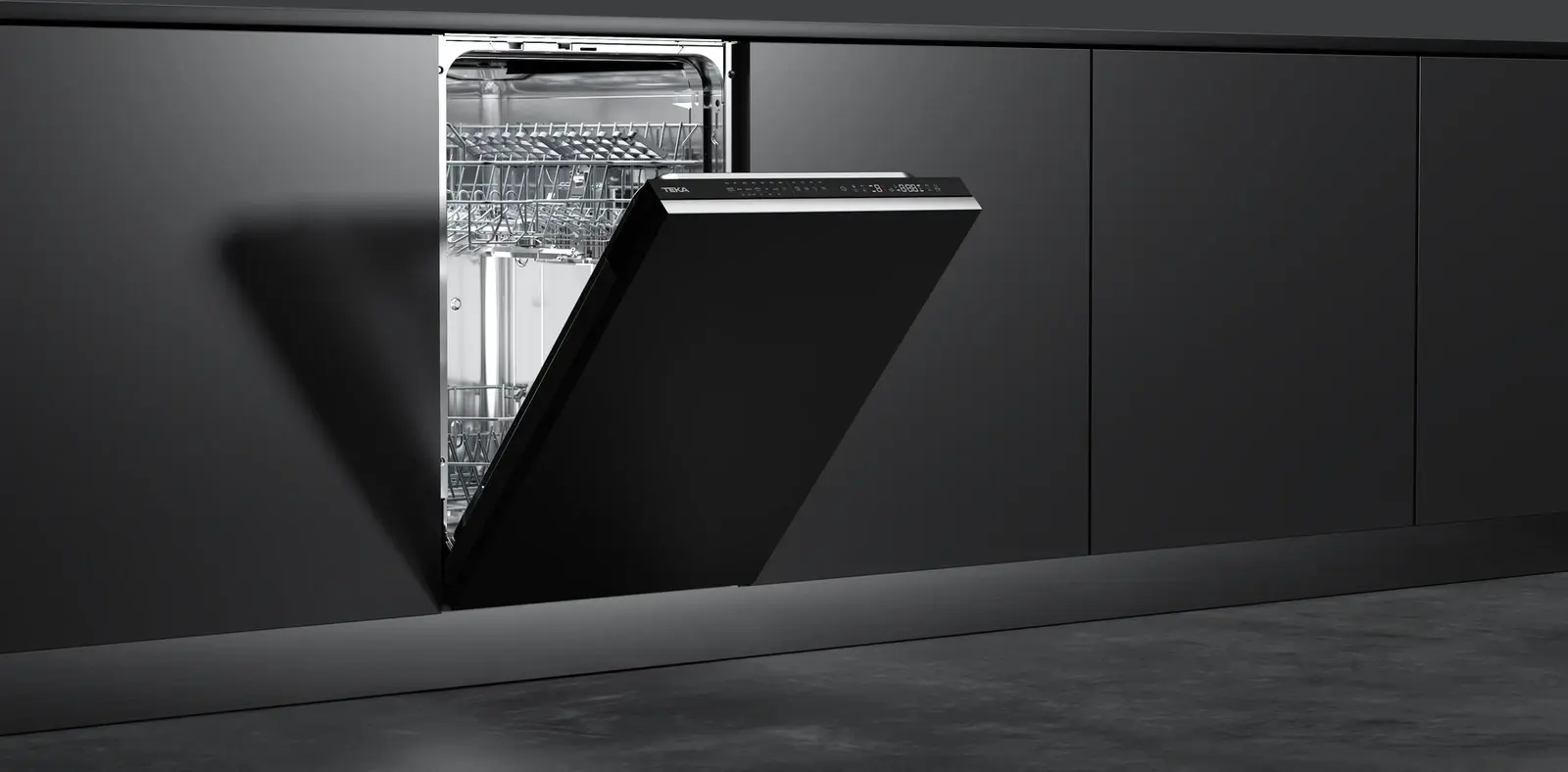 Teka DFI 44700 Fully Integrated Built-in Dishwasher, 45cm Width, 10 Place Settings, Inverter Motor, 7 Programs, AquaStop, SmartSensor, Energy Class E