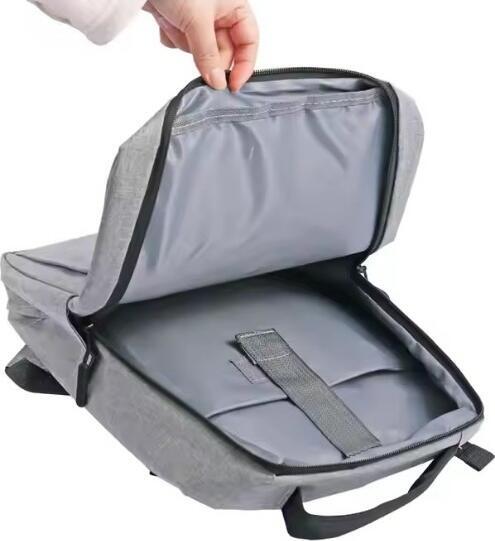 Rucsac Laptop Foska SB2004 pentru Laptops up to 15 inches, Gri, Material Oxford Impermeabil, Port USB, Compartiment Matlasat, 41x30x10 cm