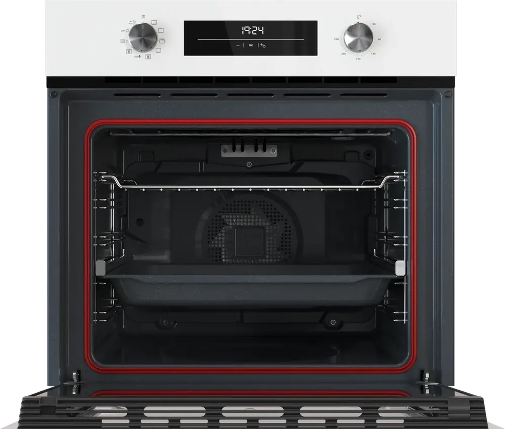 Teka HSB 6350 WH Neo Multifunction Built-in Oven, 70L Capacity, A+ Energy Class, 8 Functions, HydroClean, Telescopic Guides, White Finish