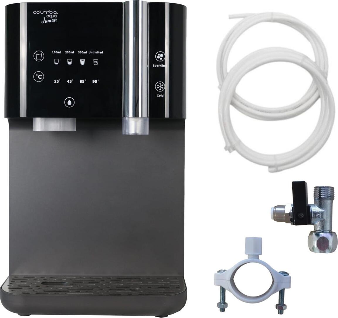 Dozator Apă Kinetico Columbia Aqua JUMAN SPARKLING, Osmoză Inversă 1000 GPD, Apă Rece/Fierbinte/Sifon, UV LED, 2.4L/min