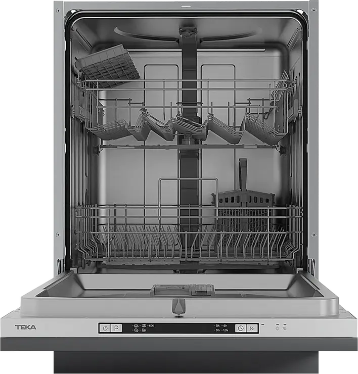 Teka DFI 46650 Fully Integrated Dishwasher, 12 Place Settings, 5 Programs, Energy Class E, Electronic LED Control, Extra-Dry & Half-Load, 598mm Width