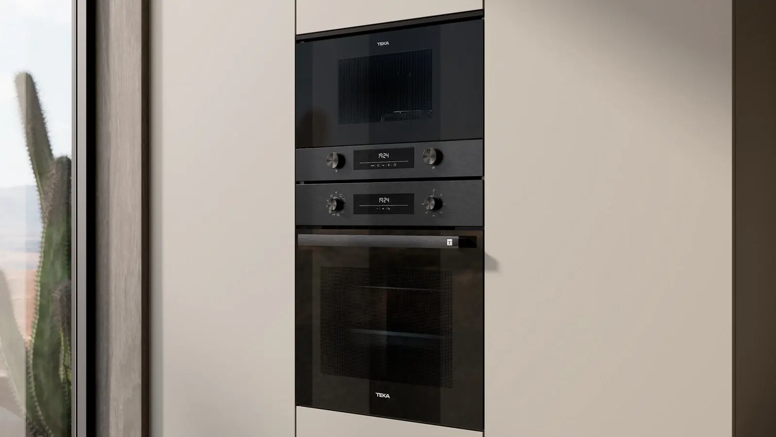 Teka HSB 6350 FBK Neo Multifunction Built-in Oven, Full Black, A+ Energy Class, 70L Capacity, 8 Functions, HydroClean, ThermoSeal, LED Timer