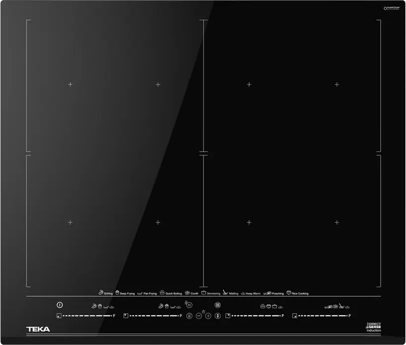 Teka IZF 68700 MasterSense FullFlex Induction Cooktop, 60cm Ceramic Glass, Touch Control MultiSlider, Power Plus, Night River Black