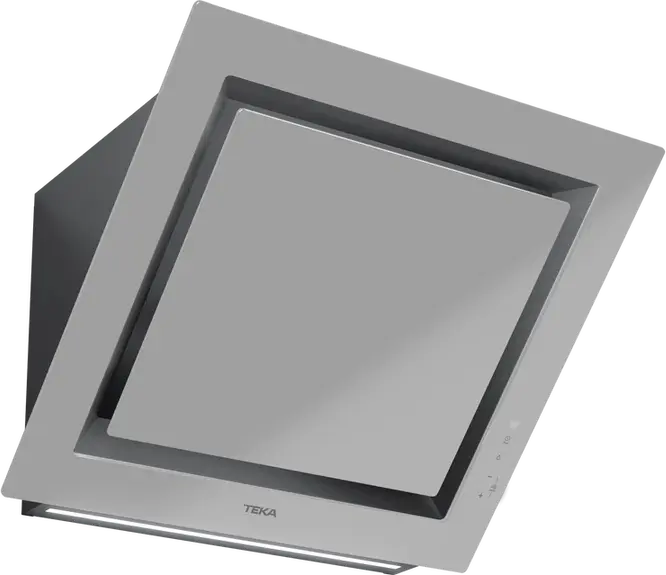 Hota Decorativă Verticală Teka DLV 68660 SM TOS, Urban Colors Steam Grey, 600mm, Control Touch, Iluminare LED, Funcție Fresh AIR, Motor EcoPower, 725 m3/h
