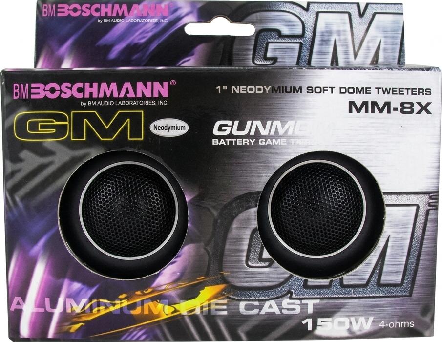 Difuzoare Tweeter Componente BOSCHMANN MM-8X cu Crossover, 40W RMS 180W Peak, 4 Ohm, Membrană din Titan și Magnet de Neodim, 2500-29000 Hz, Origine Japonia