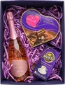 Set Cadou de 3 Piese Cricova Hypnotic Rose, Ciocolata Trufalié 124g, Cafea Jockey Traditional, Cutie Cadou Mov