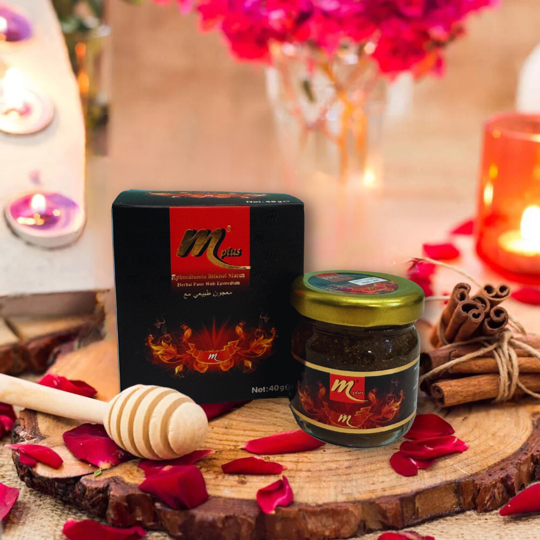 Maccun MPlus Herbal Paste 40g - Natural Aphrodisiac with Epimedium, Ginseng and Honey for Libido, Stamina and Prostate Health