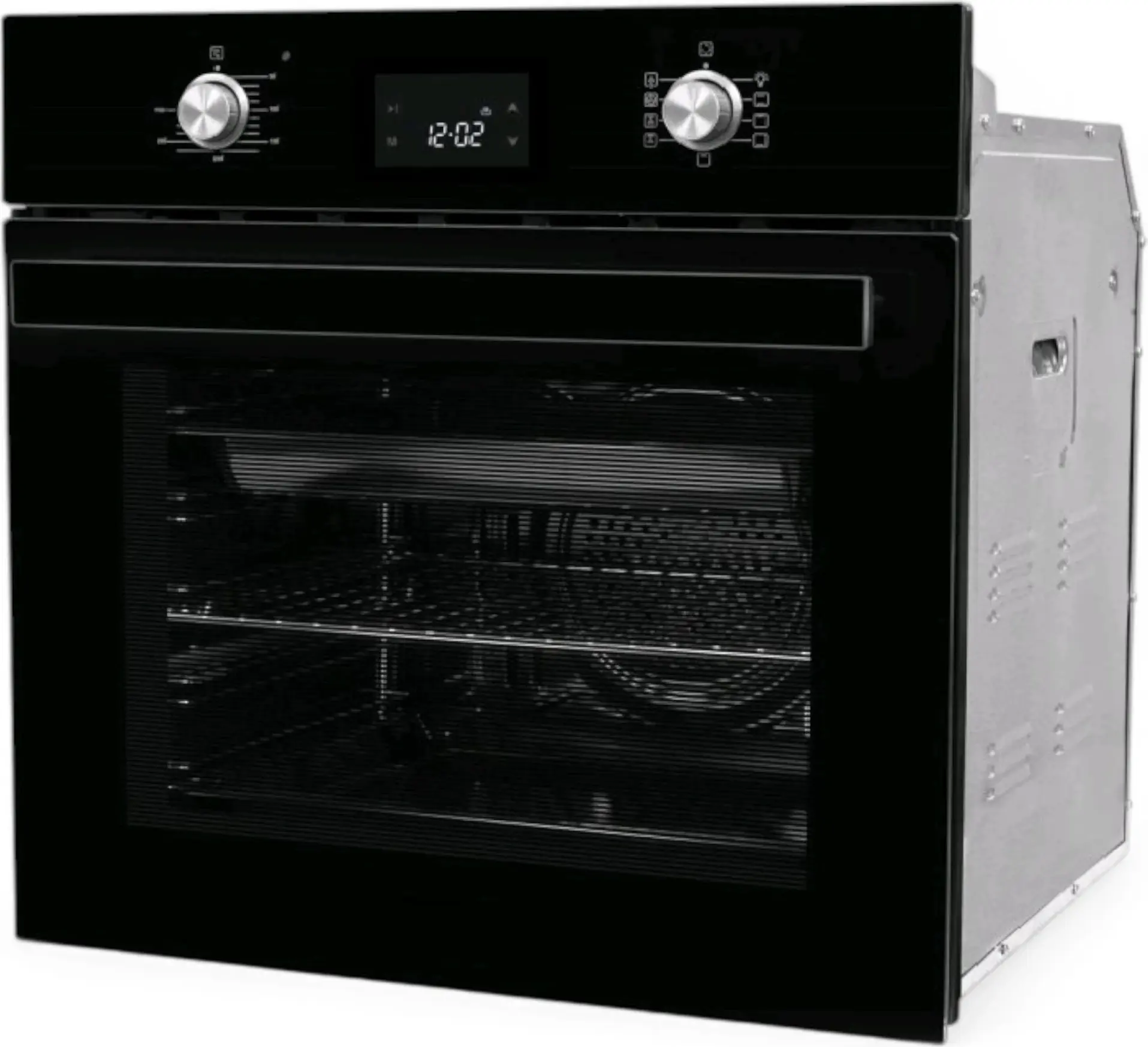 Cuptor incorporabil electric Backer BIO65-785T FBL, 65L, 6 functii, Convectie, Grill, Clasa A, Negru Mat