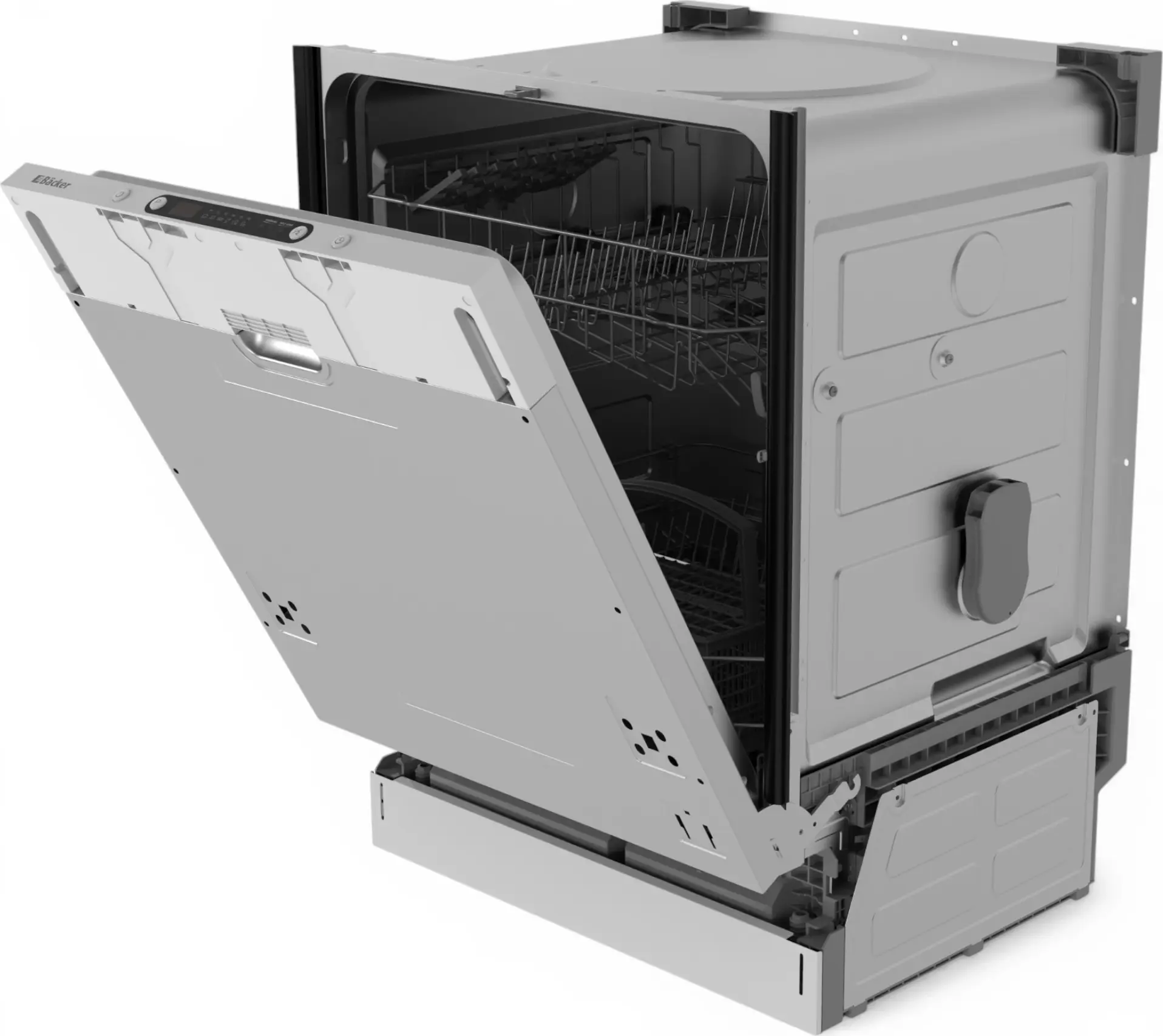 Backer WQP12-5315 Fully Integrated Dishwasher, 60cm, 12 Place Settings, 6 Programs, A++, AquaStop, Half Load, 49dB
