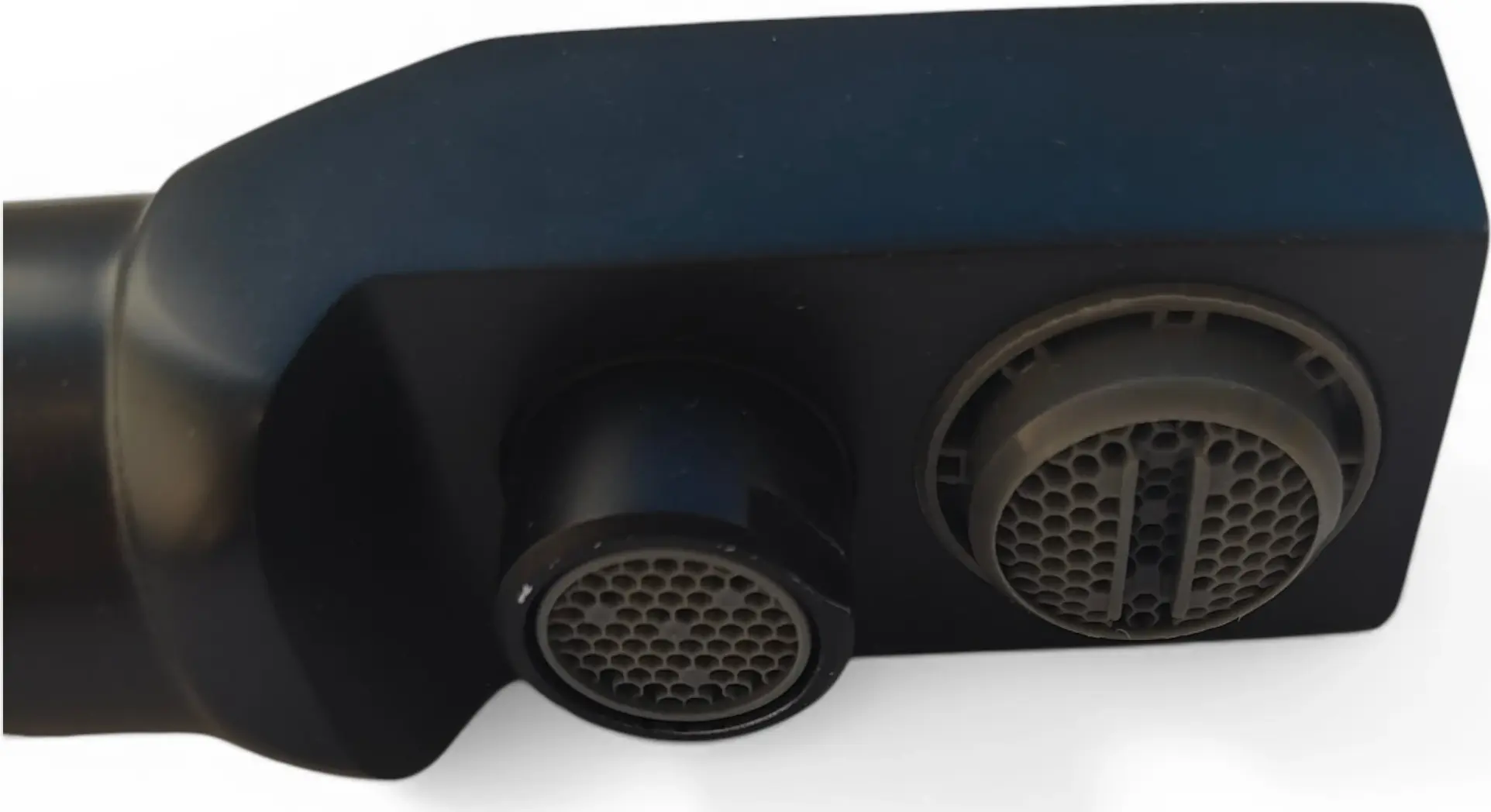 Baterie de bucătărie cu 3 căi Backer EVF 03, Alamă Negru Mat, Conexiune apă filtrată, Pipă pivotantă, Cartuș ceramic, Înălțime 320mm