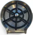 Backer CPB Deck-Mounted Glass Rinser - High-Pressure Stainless Steel Cup Washer Replaces Soap Dispenser - Press-Down Activation