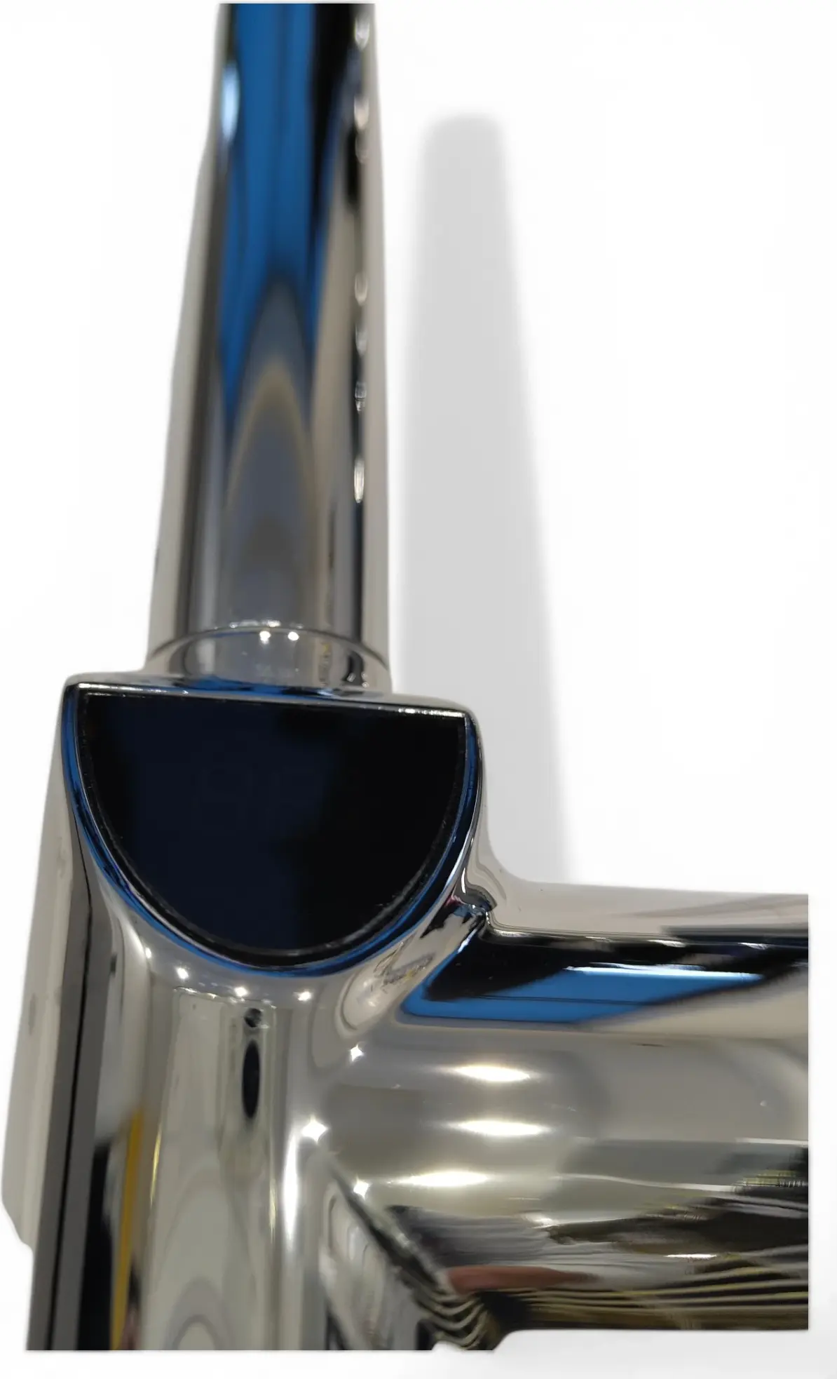 Backer EVF22 Kitchen Faucet with Pull-Down Sprayer, Chrome Stainless Steel, 44cm, 3 Spray Modes, LED Water Temperature Display, 360° Swivel