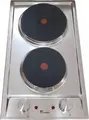 Tornado TEXTUR 2EL 30CM Built-in Electric Cooktop, 2 Cooking Zones, 3.5kW, Textured Stainless Steel, Mechanical Control, 30 cm Width